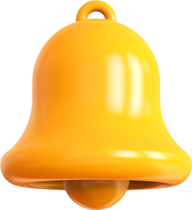 3D Notification Bell